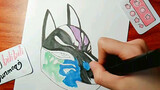Hội hoạ| Vẽ Kitsune Men bằng bút dạ quang