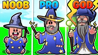 NOOB TO PRO TO WIZARD GOD! Roblox (Wacky Wizards)