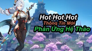 Nóng Hổi!! Thông Tin Về Phản Ứng Nguyên Tố Mới Với Hệ Thảo!! | Genshin Impact.