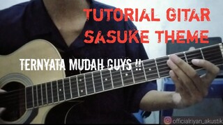 tutorial gitar sasuke theme | gitar cover part 1