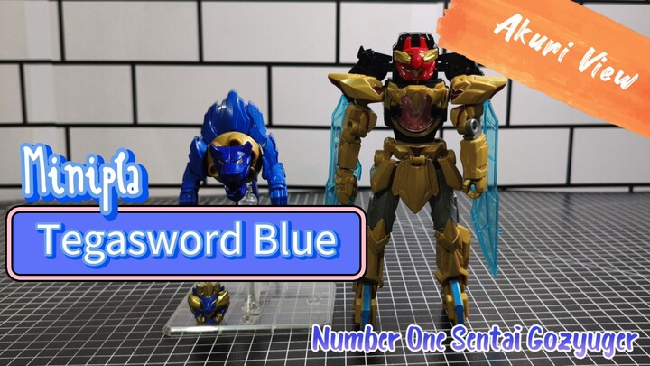Minipla Tegasword Blue (No.1 Sentai Gozyuger)