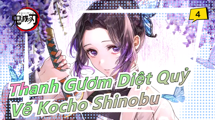 [Thanh Gươm Diệt Quỷ] Vẽ Kocho Shinobu siêu chân thực - Không còn là thế giới ảo!_4