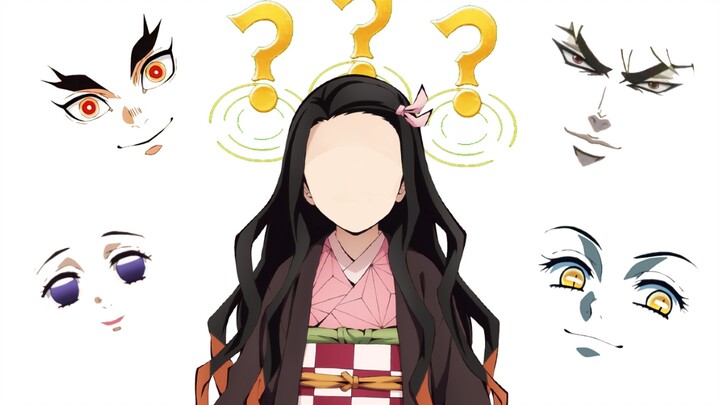 Nezuko can't find her face, can you help her?