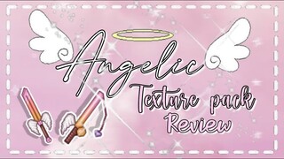 ✨ ANGELIC 👼 Texture pack Review 💜 MCPE | The girl miner ⛏️