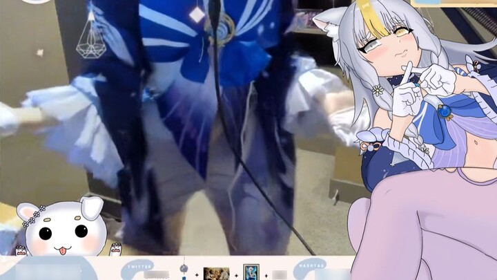 COS Genshin Impact Coral Palace Heart Sea đầu tiên của Koni ca hát cuồng nhiệt - ｱｲドﾙ(Idol)
