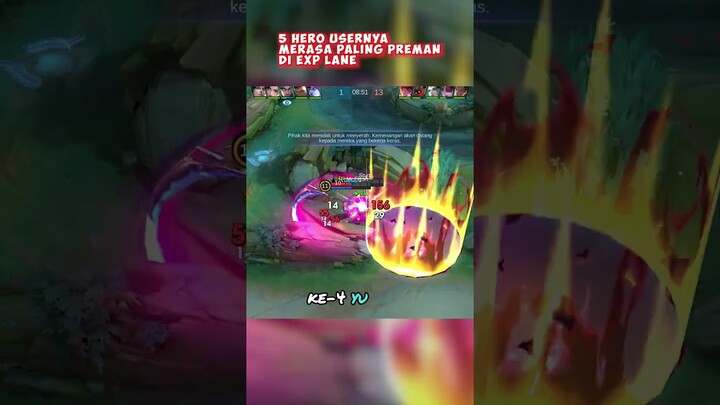 5 Hero Yang Usernya Sok Jago Merasa Paling Preman di EXP Lane