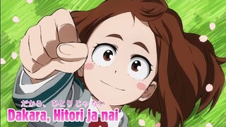 【AMV Lyrics】Boku no Hero Academia Season 2 ED 1 Full『Little Glee Monster - Dakara, Hitori ja nai』