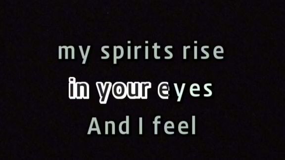 in your eyes