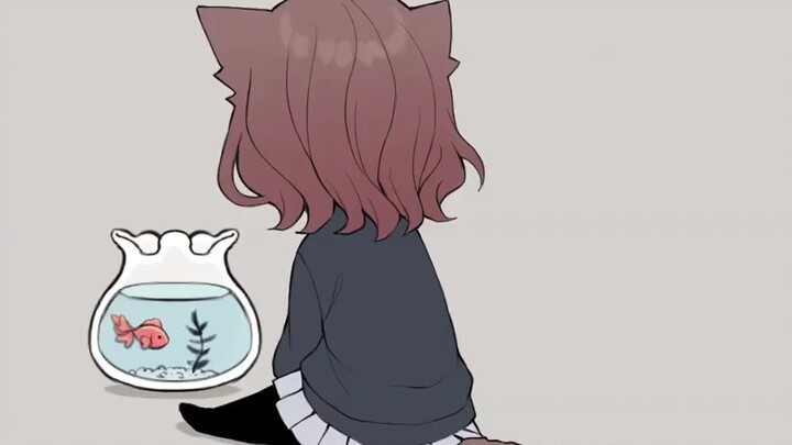 【Micro animation】Cute Enka Kitten