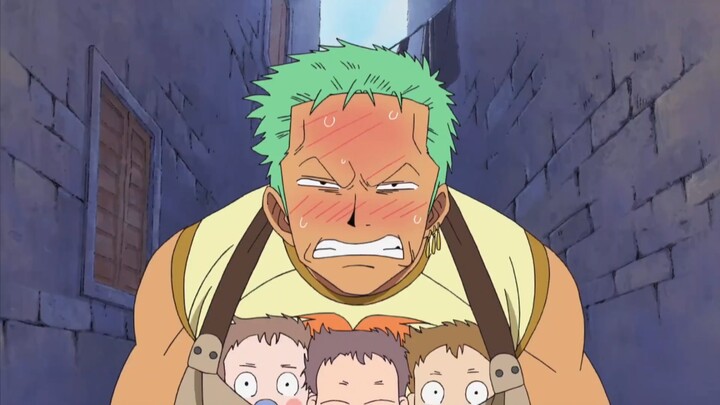 Roronoa Zoro trông con? Robin: Rất hợp với anh đó! Hehe!