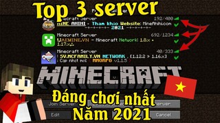 Top 3 Server Minecraft Việt Nam đáng chơi nhất năm 2021|Minecraft GainG