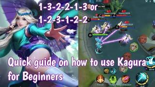 How to use Kagura in mobile legends | Quick and Easy Combo guide for Kagura