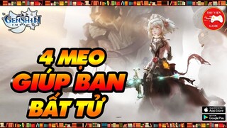 Genshin Impact || TOP 4 MẸO NÉ TRÁNH SÁT THƯƠNG NHƯ PRO - GIÚP BẠN BẤT TỬ...! || Thư Viện Game