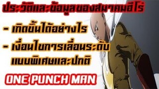 [OPM] เปิดประวัติความเป็นมาทั้งหมดของสมาคมฮีโร่!! || Dice Destiny