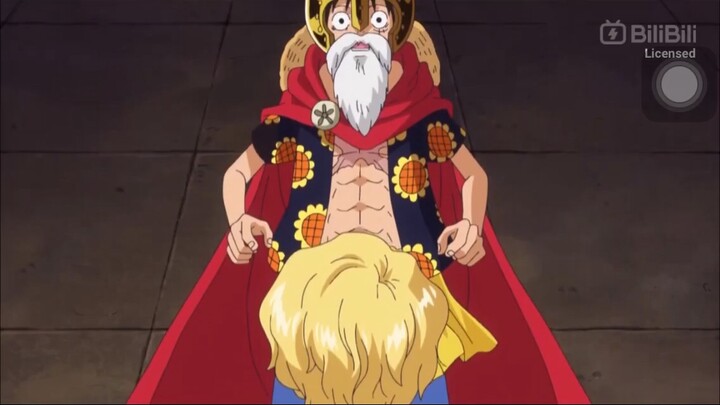 Luffy meet his brother Sabo