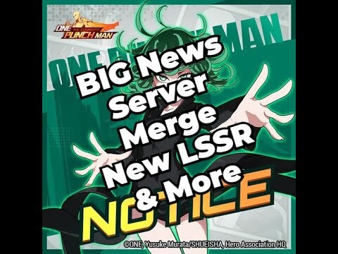 BIG NEWS! One Punch Man: The Strongest "Server Merge" "Superalloy Darkshine" "Gouketsu "
