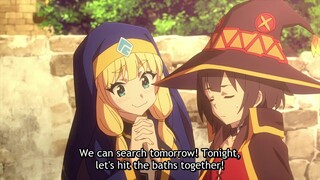 Cecily wants a bath and destroy a church | Konosuba An Explosion on This Wonderful World! Episode 11