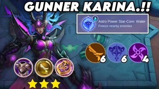 GUNNER KARINA + FREEZE.!! UNTOUCHABLE BUILD.!! MAGIC CHESS MOBILE LEGENDS