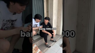 DAPET 500 RIBU TINGGAL CUMA SUBSCRIBE?! #bts #ad #youtubeshorts #comedy #challenge