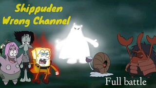 Shipuden wrong channel (full battle)