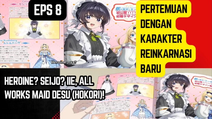 Heroine? Saint? No, I'm an All-Works Maid (and Proud of It)! eps 8 - pertemuan karakter reinkarnasi
