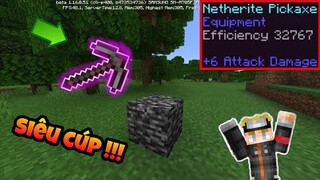 Hack Minecraft Pe 1.16 Với Siêu Cúp Địa Ngục Đào 1000 Block/s Trong Minecraft Như Thế Nào !!!