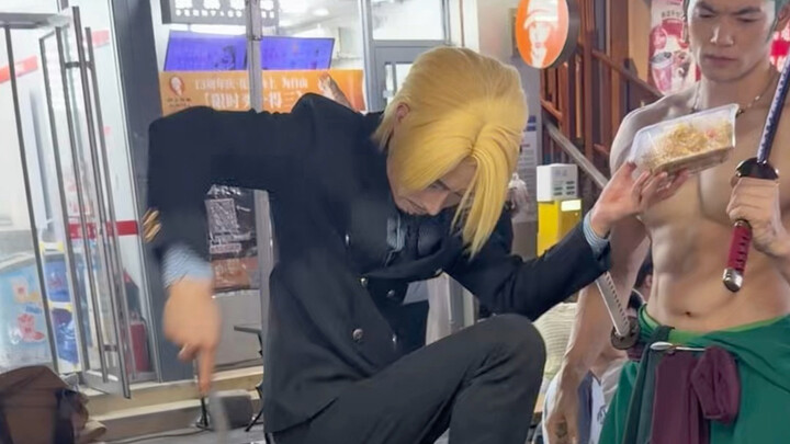วันชีซี โซโรส่งดอกไม้ให้ซันจิ ขำตายไปแล้ว โอ้ย