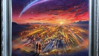 Under the illumination of the aurora, the whole world seems so quiet and mysterious, as if time has 