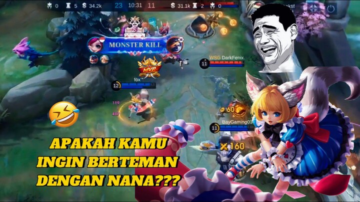 KECIL  KECIL NGESELIN INILAH NANA!!! - Mobile Legends