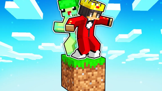 Minecraft แต่โลกนี้มีเพียงบล็อกเดียว!