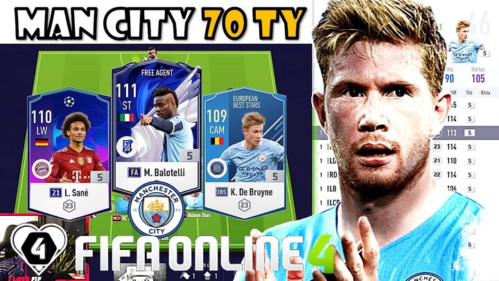 Hơn 70 Tỷ I Love Xuống Tiền Build Team Color MANCHESTER CITY FO4 Full +5 Mạnh & Mới Nhất 2023