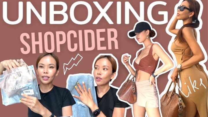 Unboxing เสือผ้า จาก SHOPCIDER