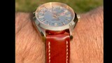 Fine Leather Crafting Shell Cordovan Watch Straps for Omega Seamaster Aqua Terra