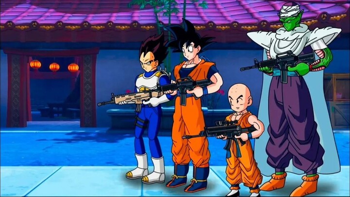 Z SQUAD IN FORTNITE DRAGON BALL (Goku, Vegeta, Piccolo and Krillin)