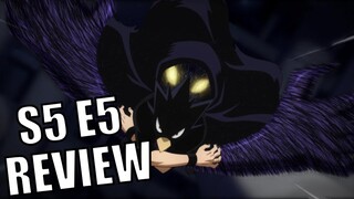 Tokoyami Can Fly?! ⎮ My Hero Academia Season 5 Episode 5 Review