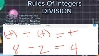 Rules.Of Integers| Division
