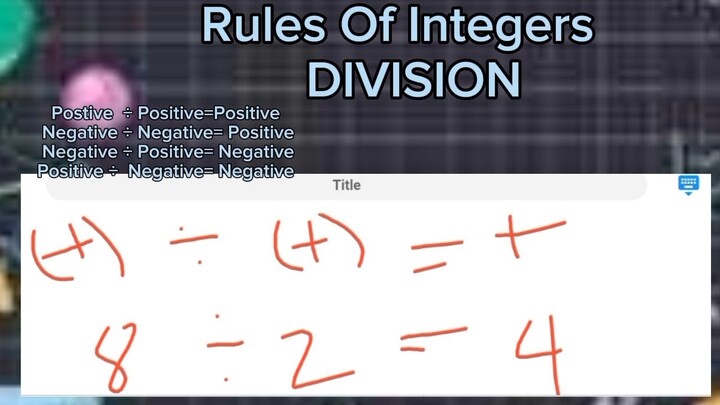 Rules.Of Integers| Division