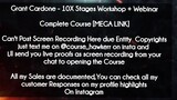 Grant Cardone  course - 10X Stages Workshop + Webinar download