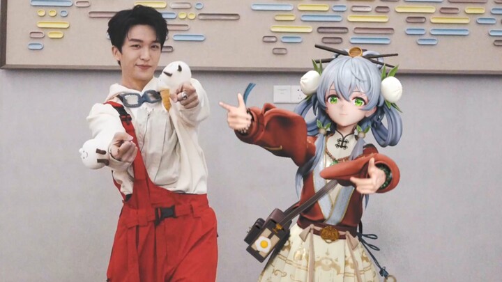 Tarian pertama tahun baru! Ayo makan bersama～