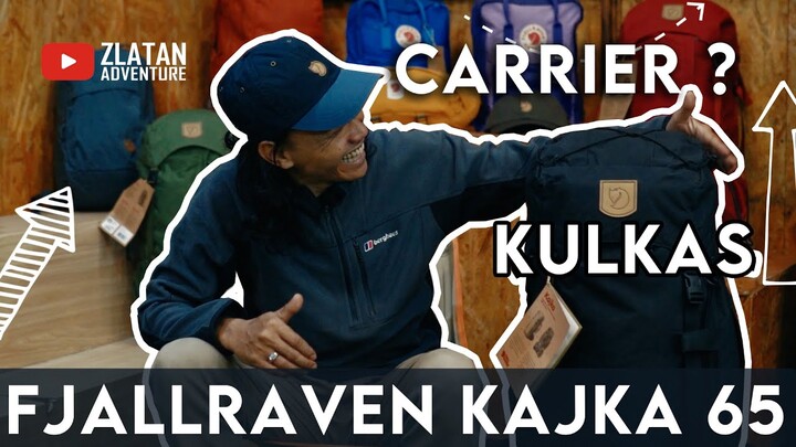CARRIER ?KAYA KULKAS LUAS BANGET DALEMNYA! BIAR BERASA FASHION SHOW DI TREK BAWA FJALLRAVEN KAJKA 65