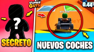 ¡NUEVOS COCHES Y SKINS SECRETAS! 😨 de STUMBLE GUYS 0.44