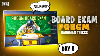 PUBG MOBILE BOARD EXAM DAY 5 | DAY 4 | ALL ANSWERS | GET FULL MARKS 100%