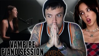 PIANO TIME! Olivia Rodrigo - vampire (live) REACTION