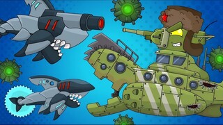 YouTube HomeAnimations | MONSTER SHARKS vs Tanks! Heading to the USA for the USSR's secret! | Views