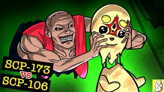 Pre-release version - Statue SCP 173 vs. SCP 106 The Scary Old Man