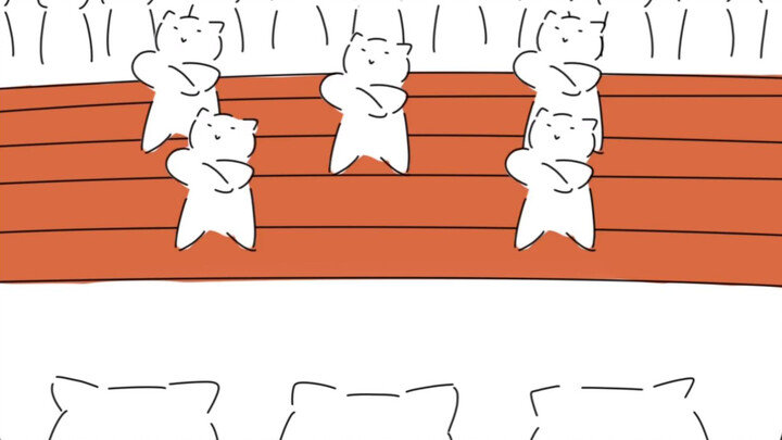 [AMV]Drawing funny shows in school sports meetings