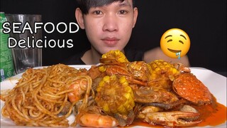 MUKBANG  EATING Spicy SEAFOOD | Tasty Seafood