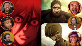 Zeke's Arrival!! Attack On Titan Season 4 Episode 18 Best Reaction Compilation