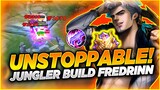 WTF DAMAGE?😱ONE ULTI ONE KILL!! Build Top Global Fredrinn Jungle Gameplay | Fredrinn Mobile Legends