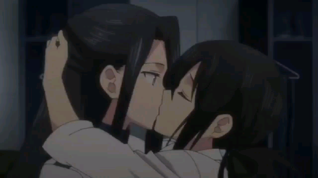 Yuri kissing >\\\< - Bilibili